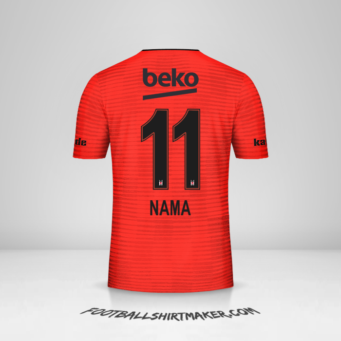Jersey Besiktas JK 2018/19 Ketiga -  nama - 11