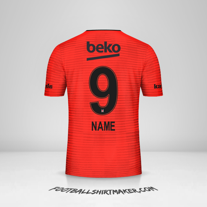 Trikot Besiktas JK 2018/19 Dritte -  name - 9