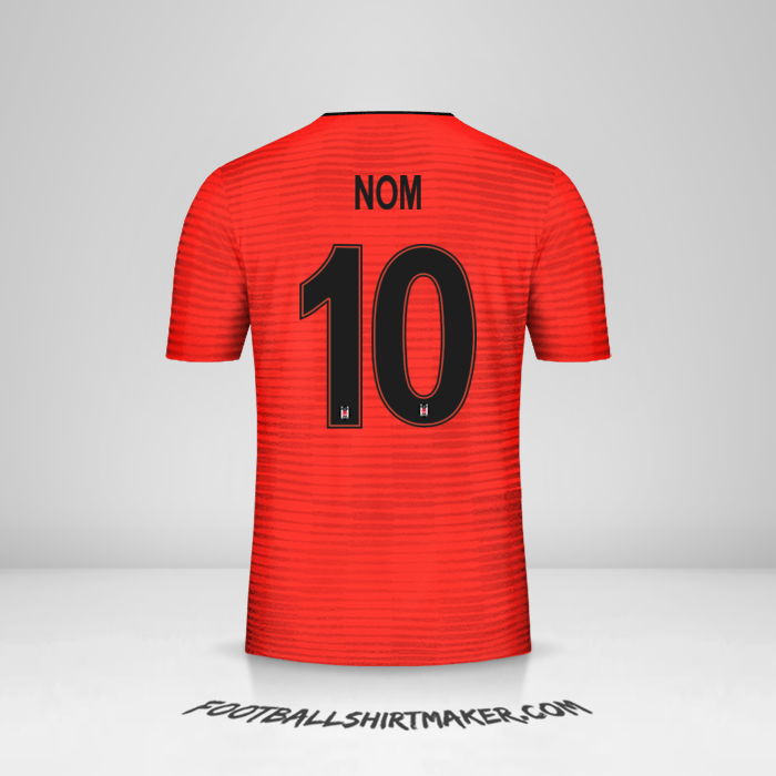 Maillot Besiktas JK Cup 2018/19 Troisième -  nom - 10