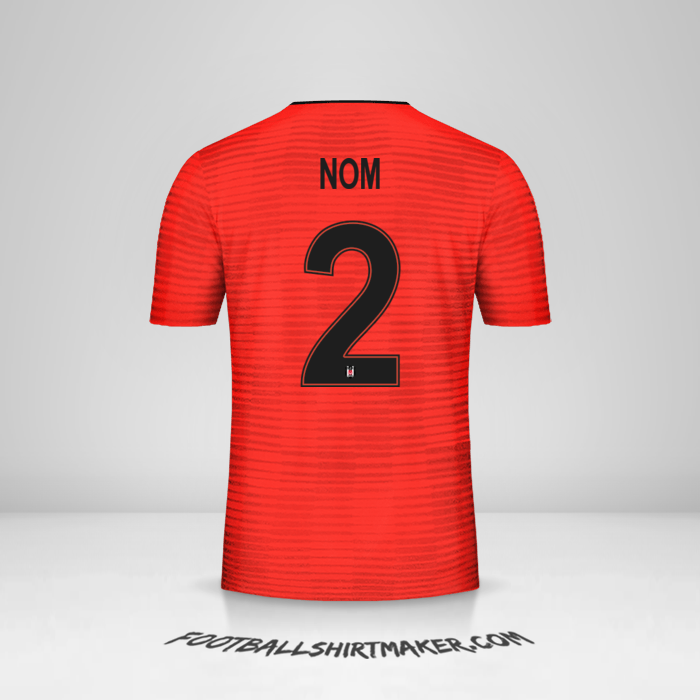 Maillot Besiktas JK Cup 2018/19 Troisième -  nom - 2