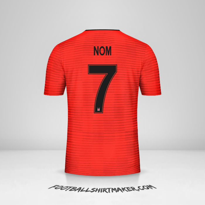Maillot Besiktas JK Cup 2018/19 Troisième -  nom - 7