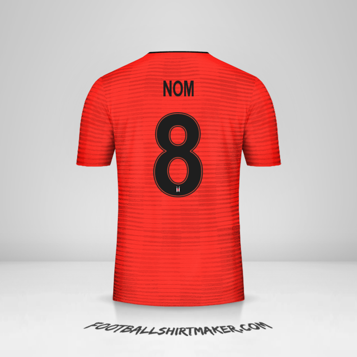 Maillot Besiktas JK Cup 2018/19 Troisième -  nom - 8