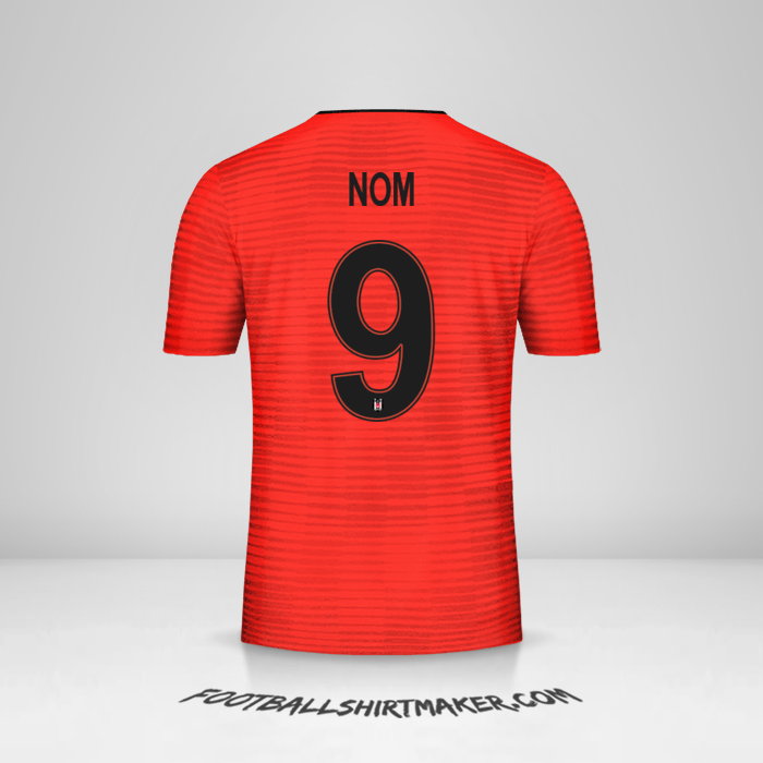 Maillot Besiktas JK Cup 2018/19 Troisième -  nom - 9