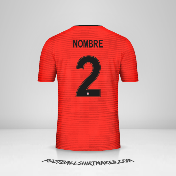 Jersey Besiktas JK Cup 2018/19 Tercera -  nombre - 2