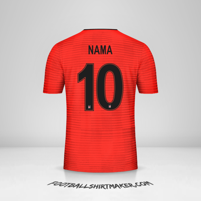Jersey Besiktas JK Cup 2018/19 Ketiga -  nama - 10