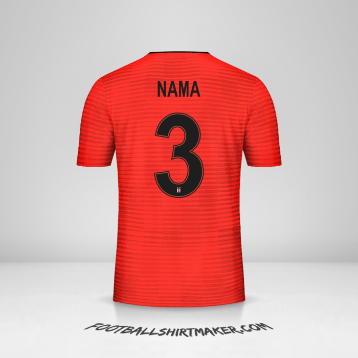 Jersey Besiktas JK Cup 2018/19 Ketiga -  nama - 3