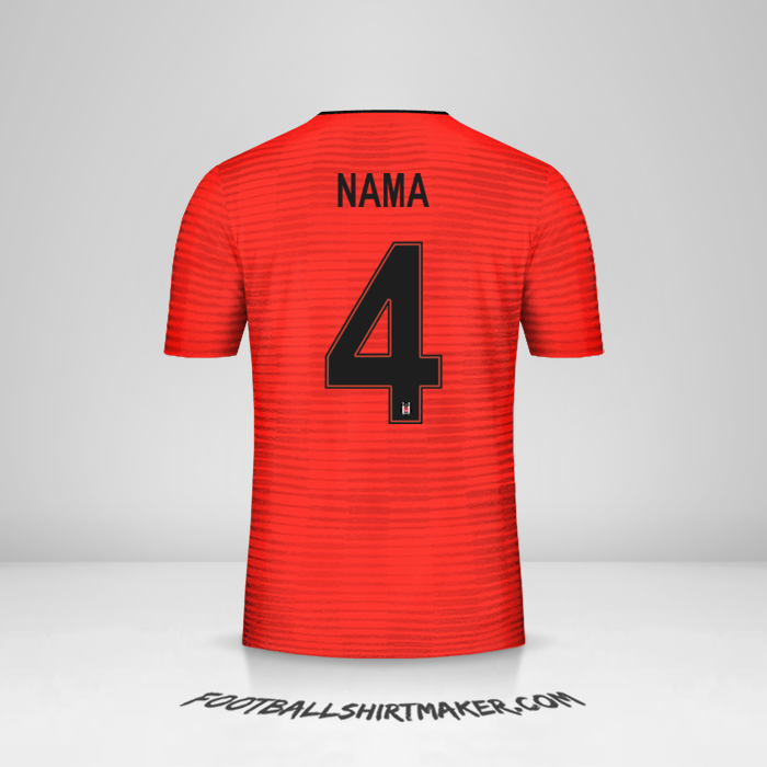 Jersey Besiktas JK Cup 2018/19 Ketiga -  nama - 4