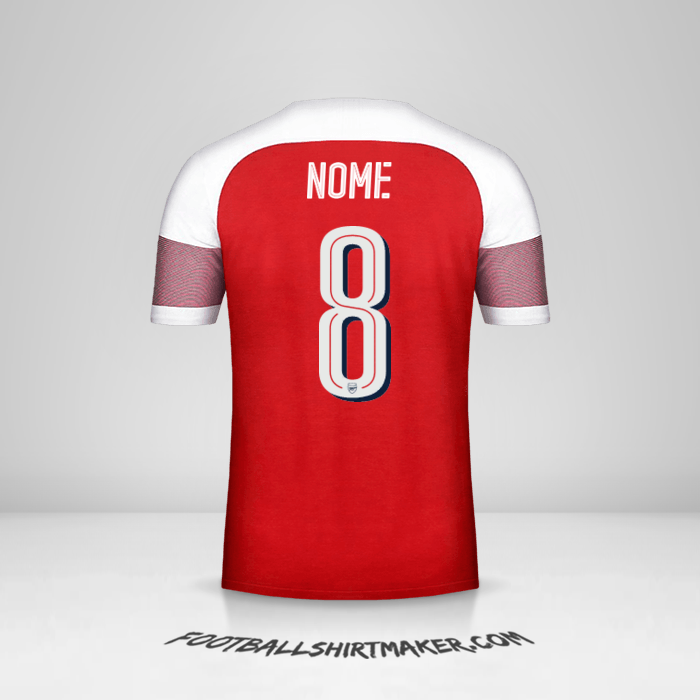 Camisola Arsenal Cup 2018/19 -  nome - 8