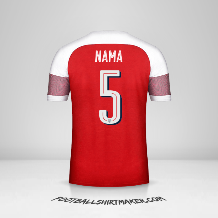 Jersey Arsenal Cup 2018/19 -  nama - 5