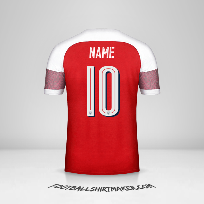 Shirt Arsenal Cup 2018/19 -  name - 10