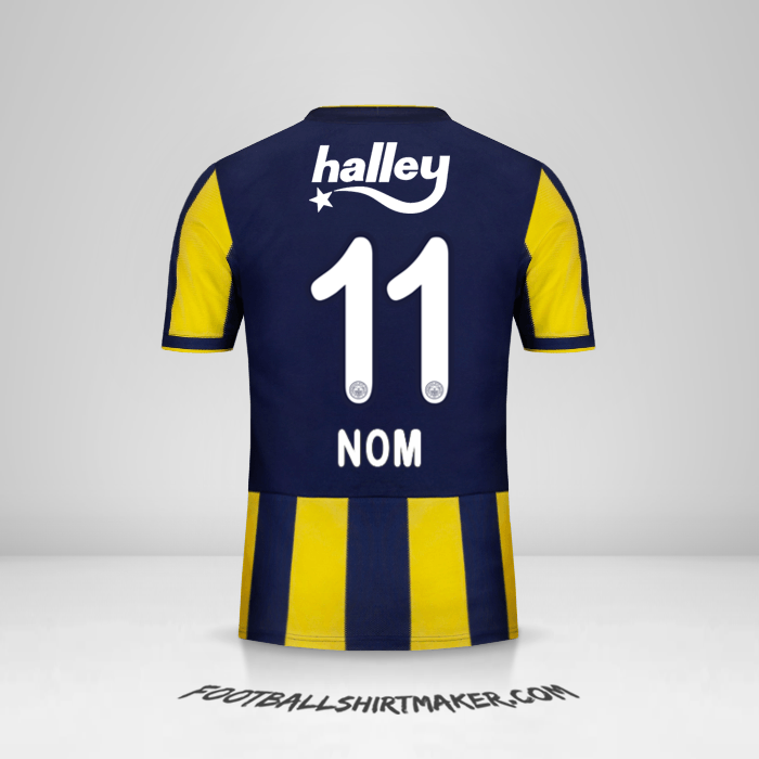 Maillot Fenerbahce SK 2018/19 -  nom - 11