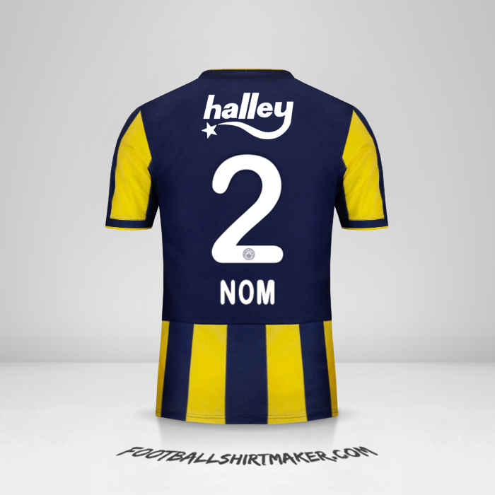 Maillot Fenerbahce SK 2018/19 -  nom - 2