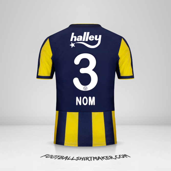 Maillot Fenerbahce SK 2018/19 -  nom - 3