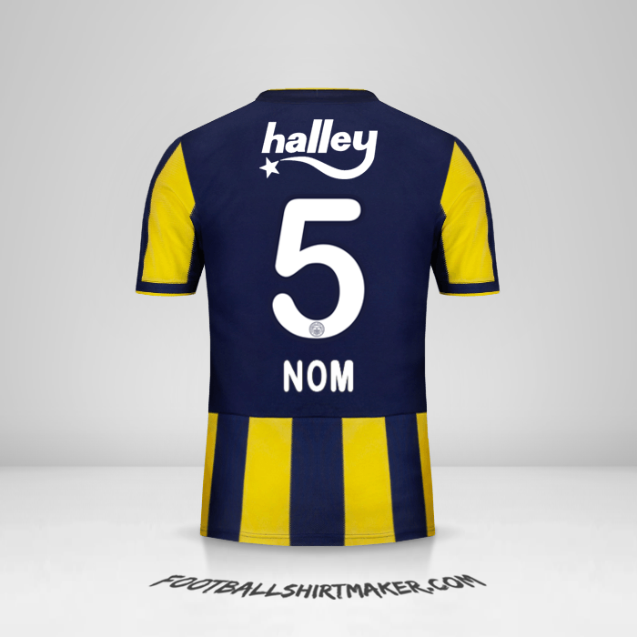 Maillot Fenerbahce SK 2018/19 -  nom - 5