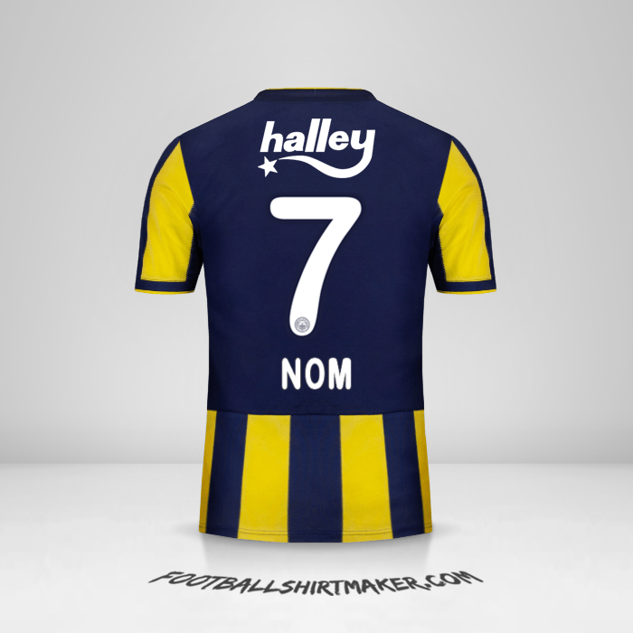 Maillot Fenerbahce SK 2018/19 -  nom - 7