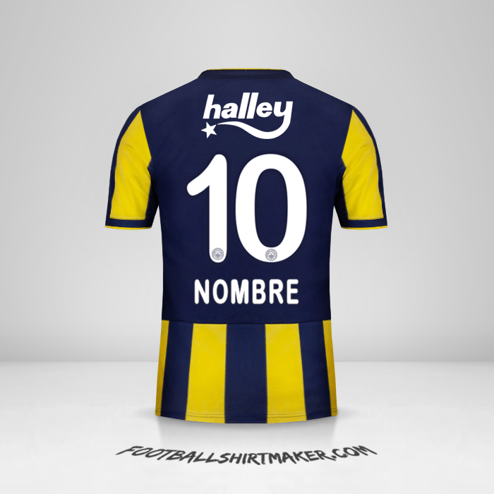 Camiseta Fenerbahce SK 2018/19 -  nombre - 10