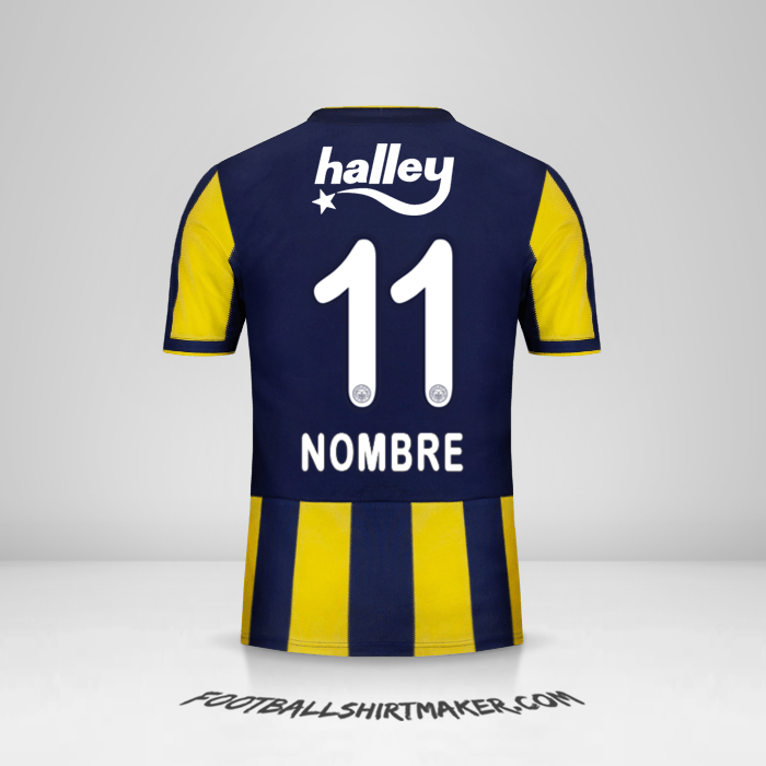 Camiseta Fenerbahce SK 2018/19 -  nombre - 11