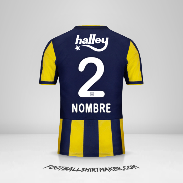 Jersey Fenerbahce SK 2018/19 -  nombre - 2