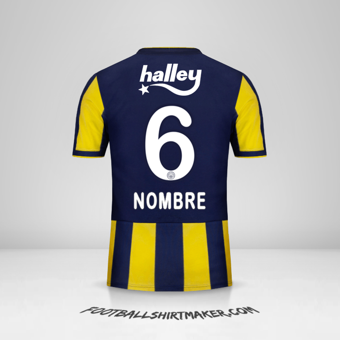 Camiseta Fenerbahce SK 2018/19 -  nombre - 6