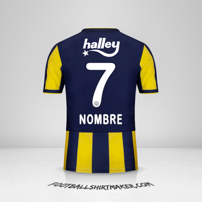 Jersey Fenerbahce SK 2018/19 -  nombre - 7