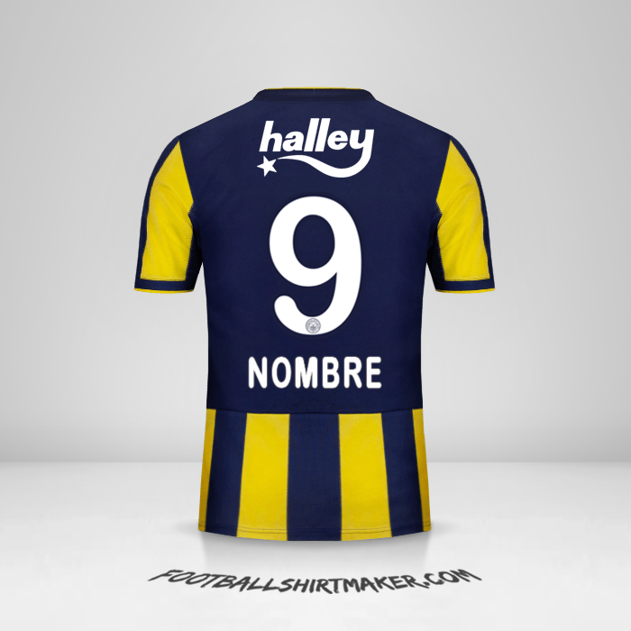 Jersey Fenerbahce SK 2018/19 -  nombre - 9