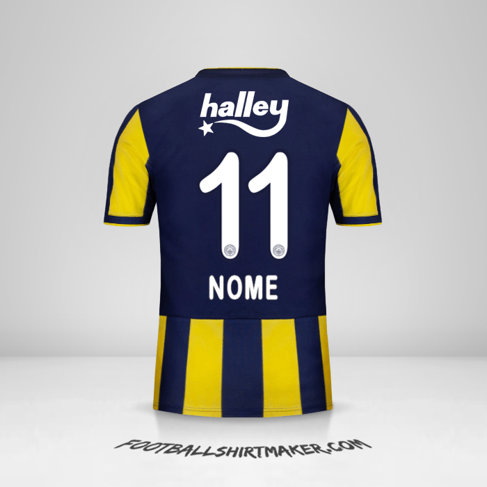 Camisola Fenerbahce SK 2018/19 -  nome - 11