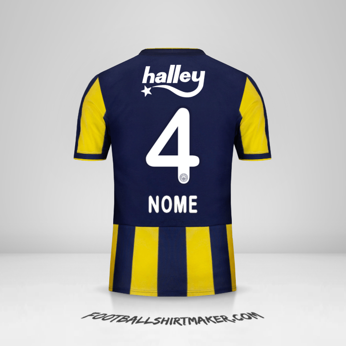 Camisa Fenerbahce SK 2018/19 -  nome - 4