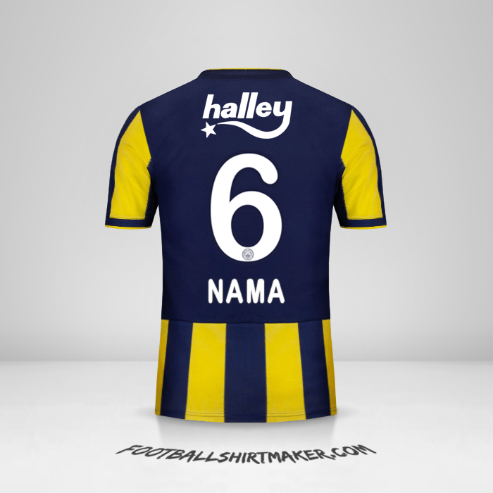 Jersey Fenerbahce SK 2018/19 -  nama - 6