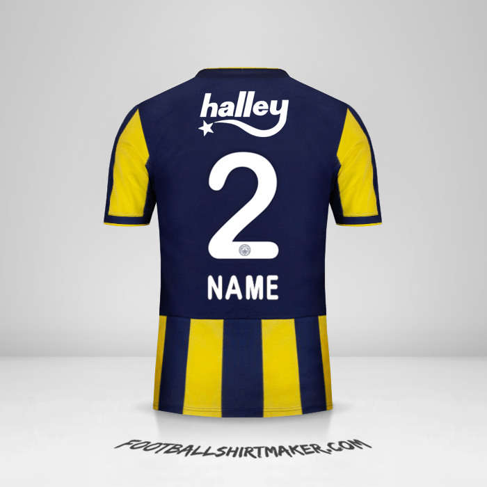Trikot Fenerbahce SK 2018/19 -  name - 2