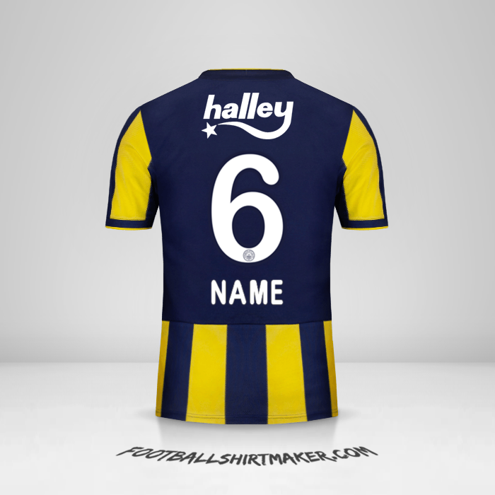 Trikot Fenerbahce SK 2018/19 -  name - 6