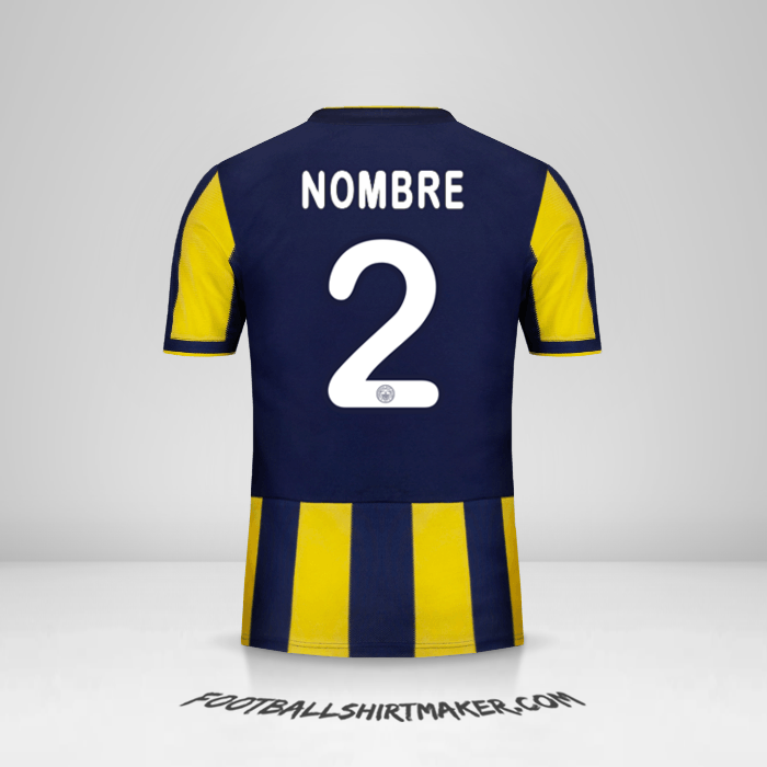 Jersey Fenerbahce SK Cup 2018/19 -  nombre - 2