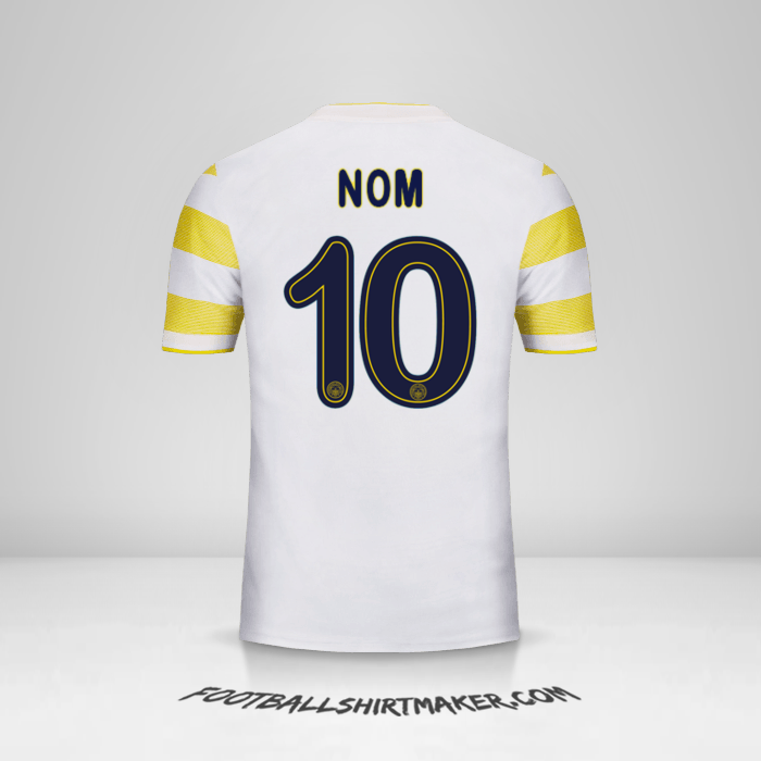 Maillot Fenerbahce SK Cup 2018/19 Extérieur -  nom - 10