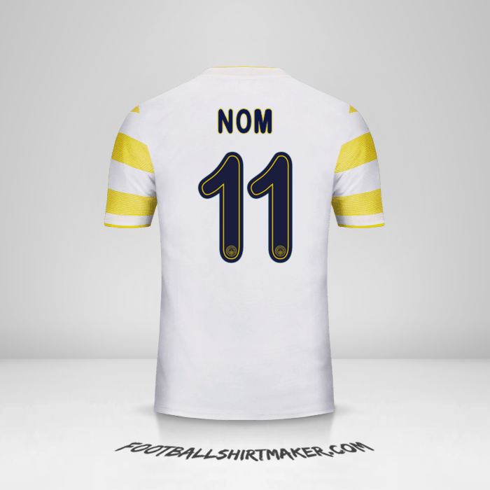 Maillot Fenerbahce SK Cup 2018/19 Extérieur -  nom - 11