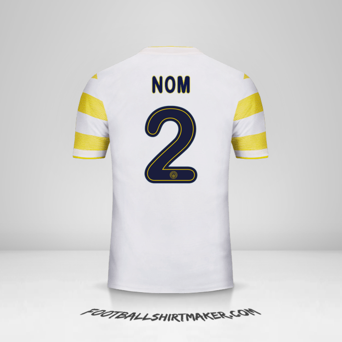 Maillot Fenerbahce SK Cup 2018/19 Extérieur -  nom - 2