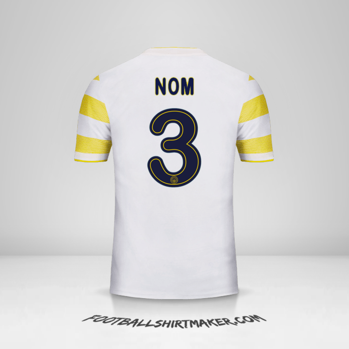 Maillot Fenerbahce SK Cup 2018/19 Extérieur -  nom - 3