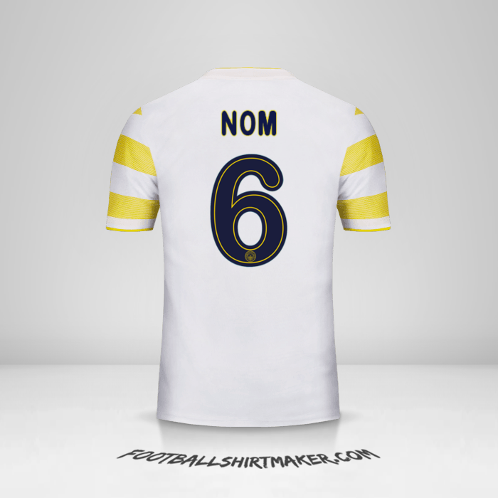 Maillot Fenerbahce SK Cup 2018/19 Extérieur -  nom - 6