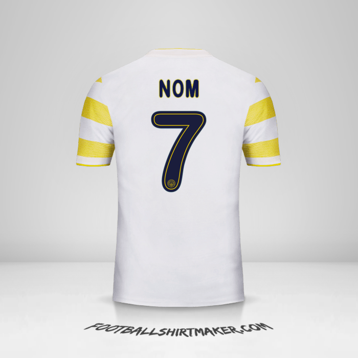 Maillot Fenerbahce SK Cup 2018/19 Extérieur -  nom - 7
