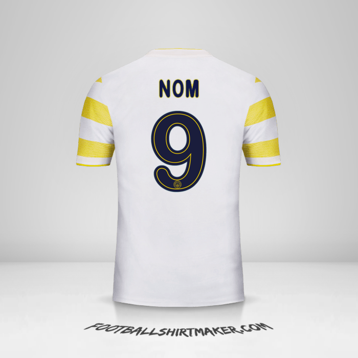 Maillot Fenerbahce SK Cup 2018/19 Extérieur -  nom - 9