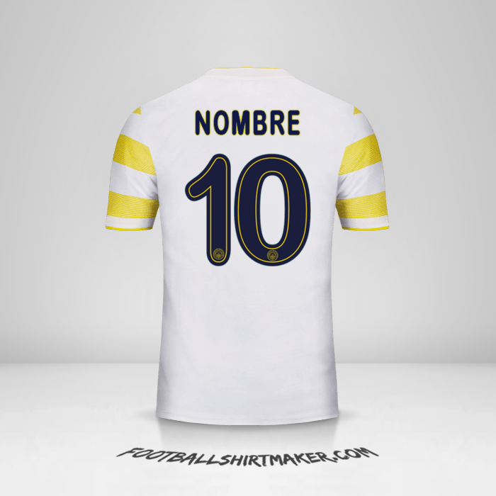 Jersey Fenerbahce SK Cup 2018/19 Visita -  nombre - 10