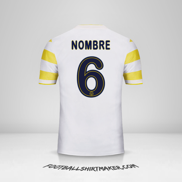 Camiseta Fenerbahce SK Cup 2018/19 Visita -  nombre - 6