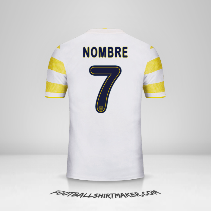 Jersey Fenerbahce SK Cup 2018/19 Visita -  nombre - 7