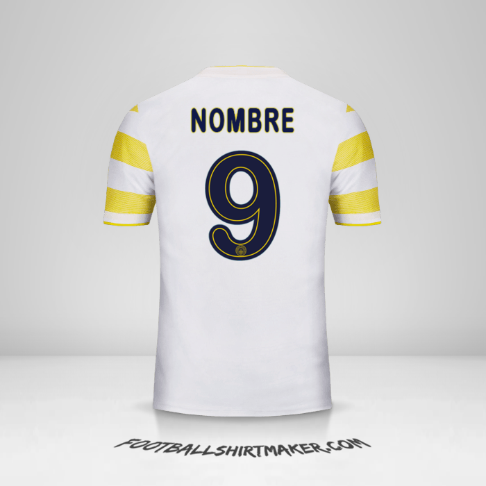 Jersey Fenerbahce SK Cup 2018/19 Visita -  nombre - 9