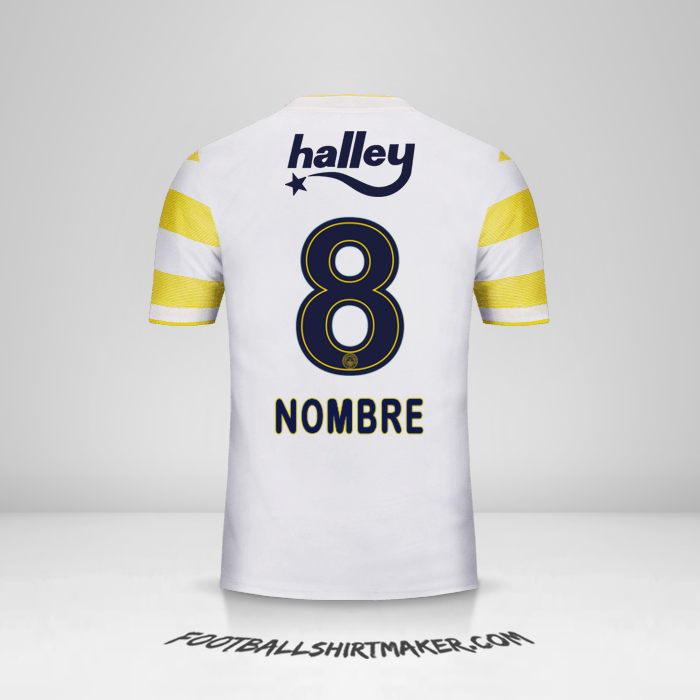 Camiseta Fenerbahce SK 2018/19 Visita -  nombre - 8