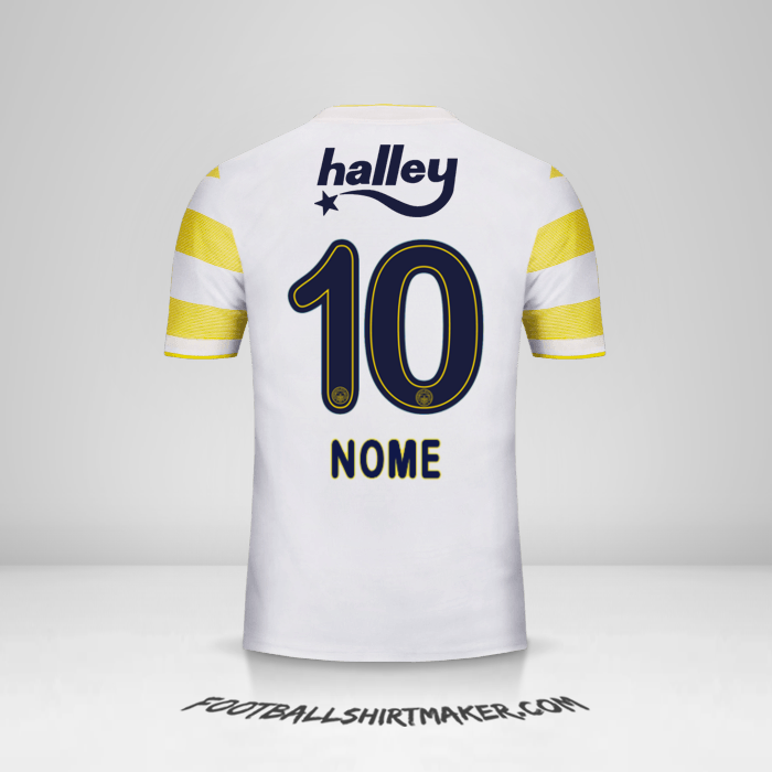Camisola Fenerbahce SK 2018/19 Alternativa -  nome - 10