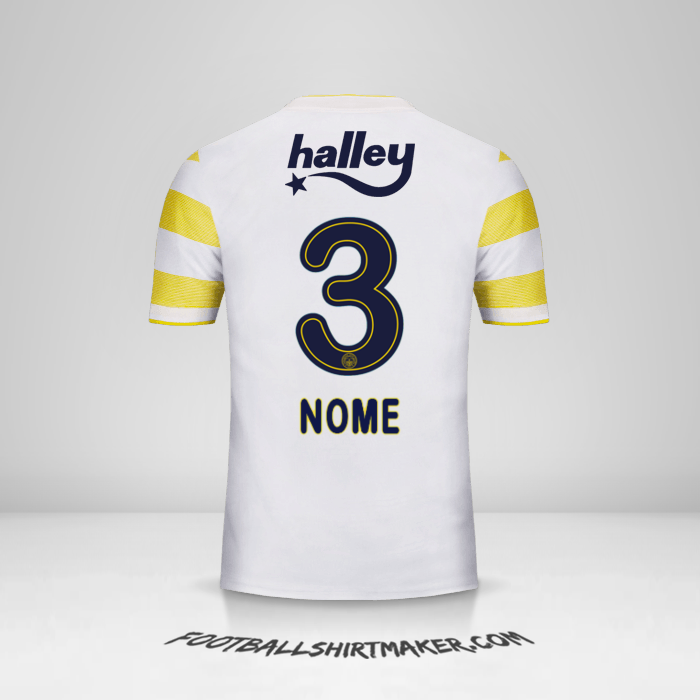 Maglia Fenerbahce SK 2018/19 Seconda -  nome - 3