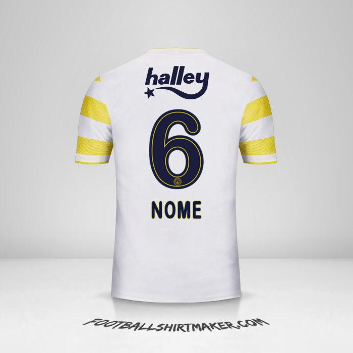 Maglia Fenerbahce SK 2018/19 Seconda -  nome - 6