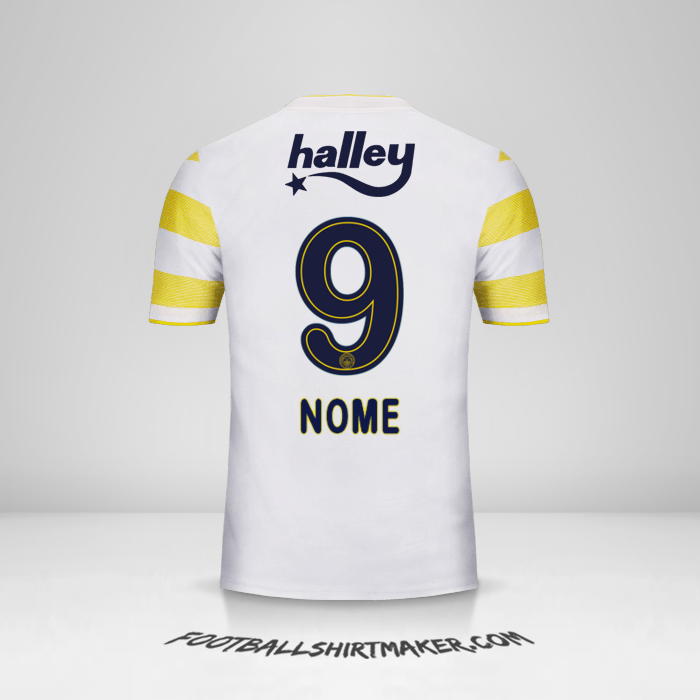 Maglia Fenerbahce SK 2018/19 Seconda -  nome - 9