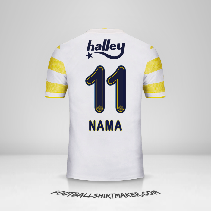 Jersey Fenerbahce SK 2018/19 Alternatif -  nama - 11