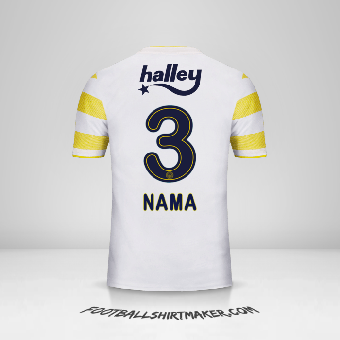 Jersey Fenerbahce SK 2018/19 Alternatif -  nama - 3