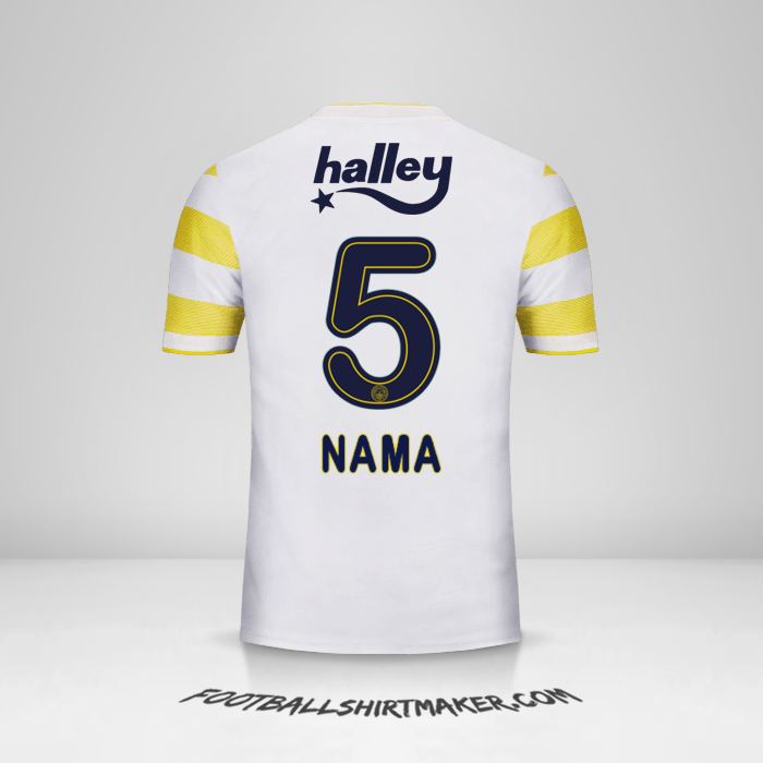 Jersey Fenerbahce SK 2018/19 Alternatif -  nama - 5